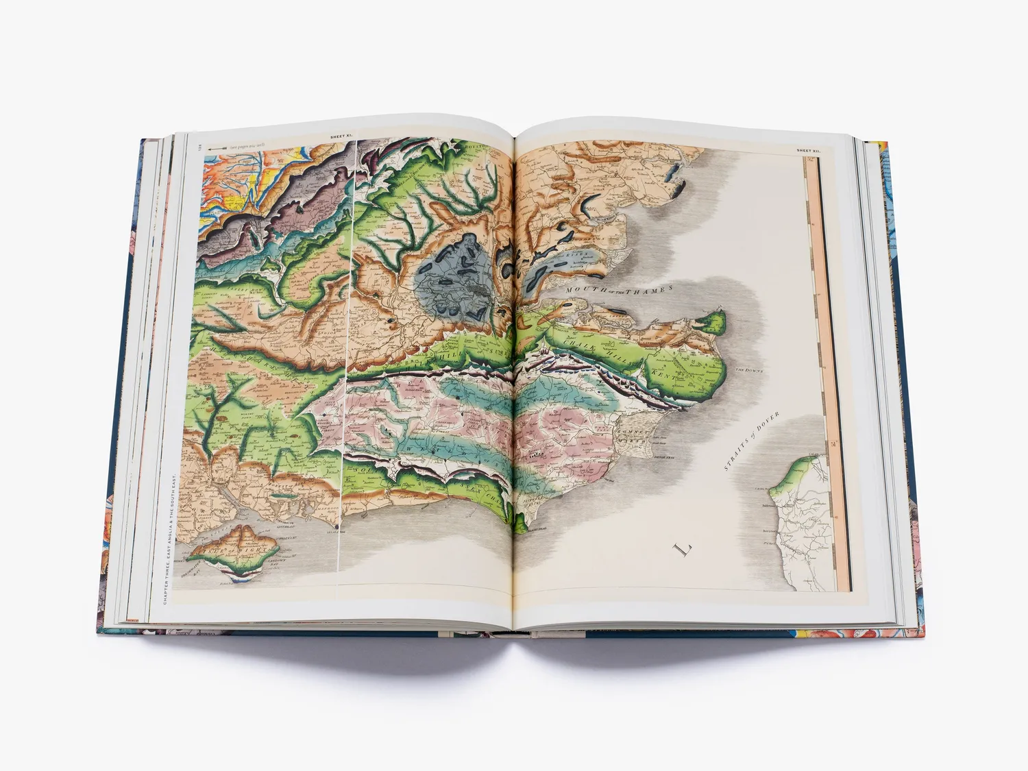 Thames & Hudson STRATA fagbog geologikort 1815