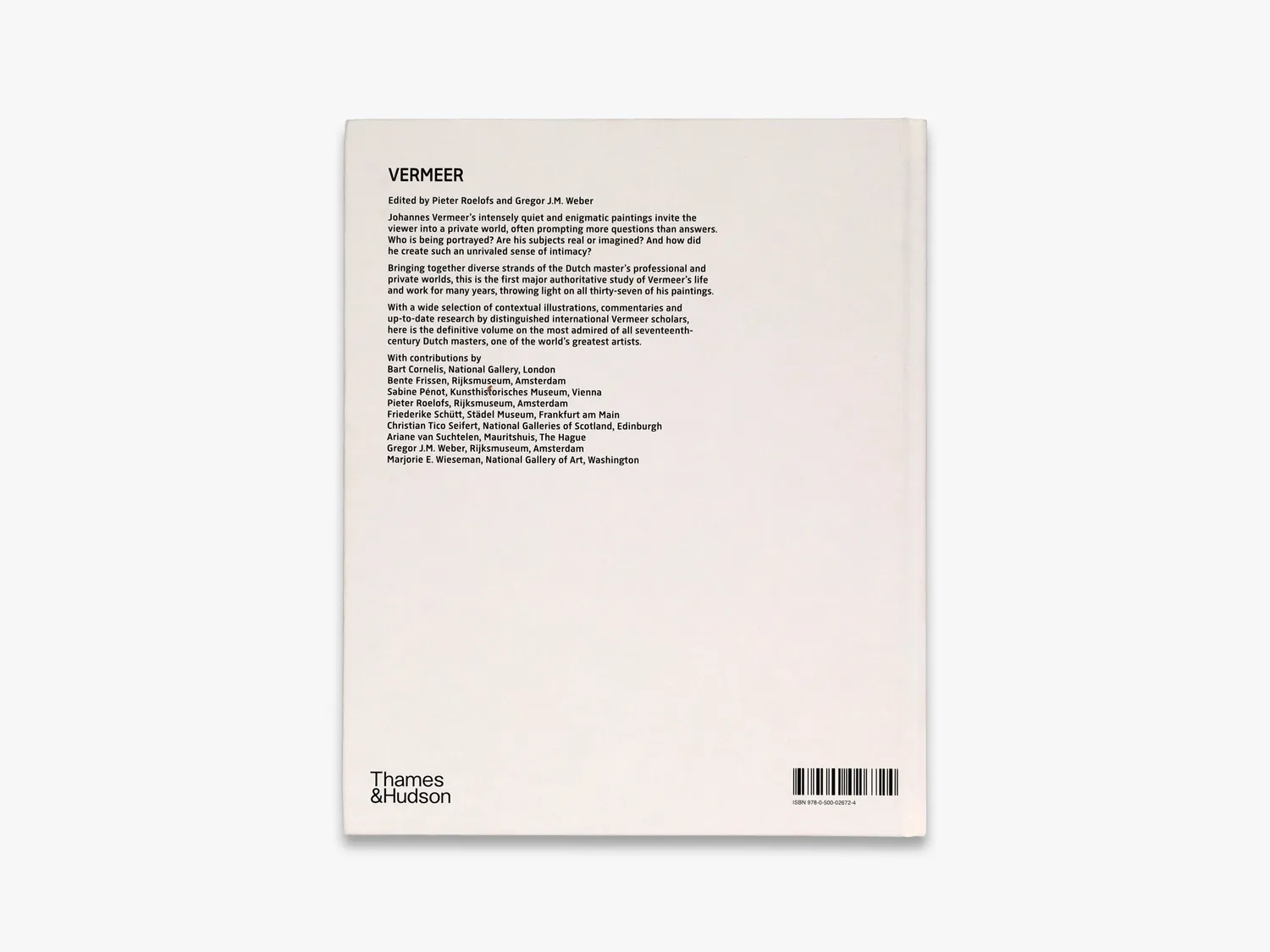 Thames & Hudson Vermeer Rijksmuseum kunstbog illustreret