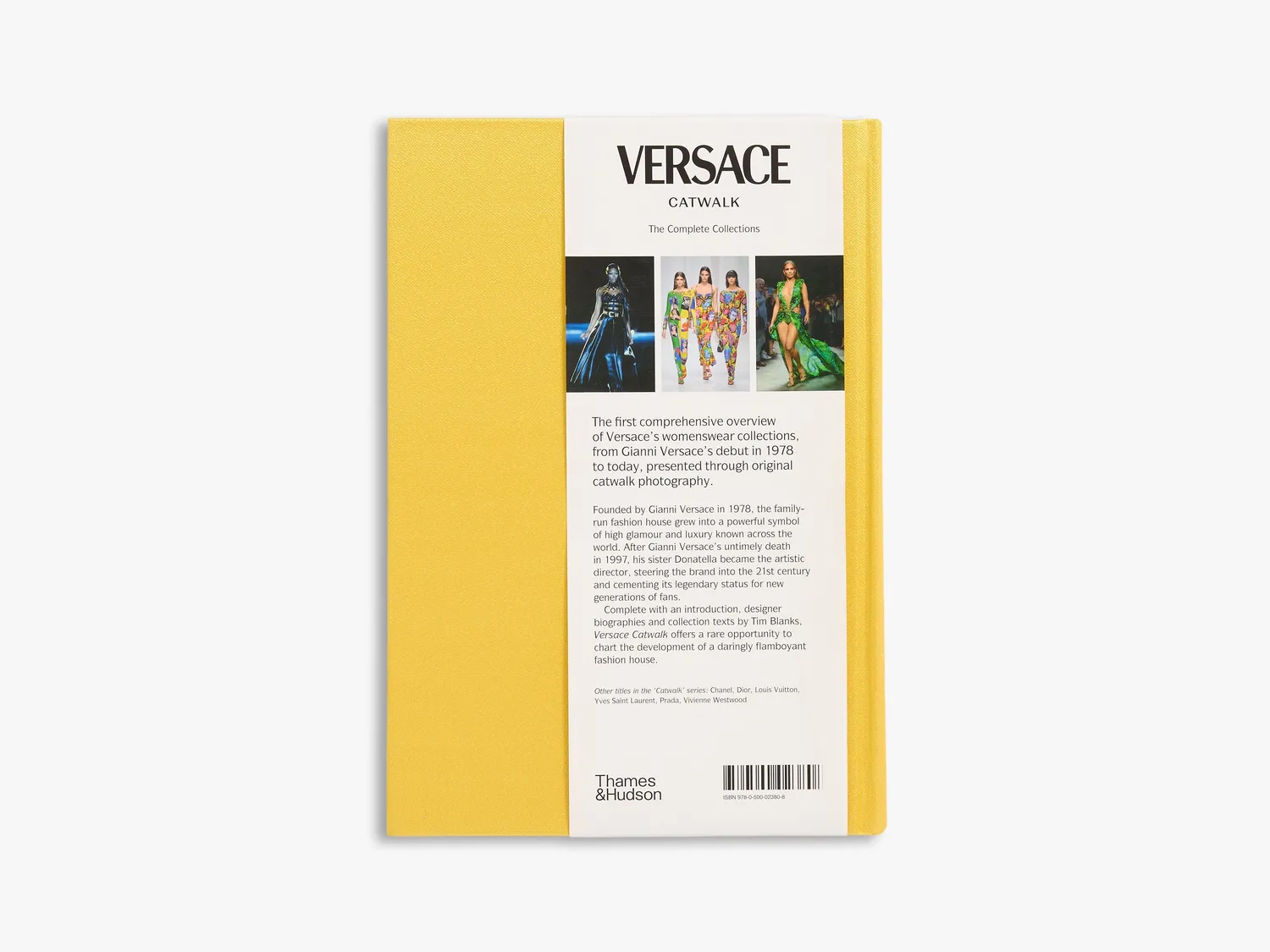 Thames & Hudson Versace CATWALK modebog indbundet