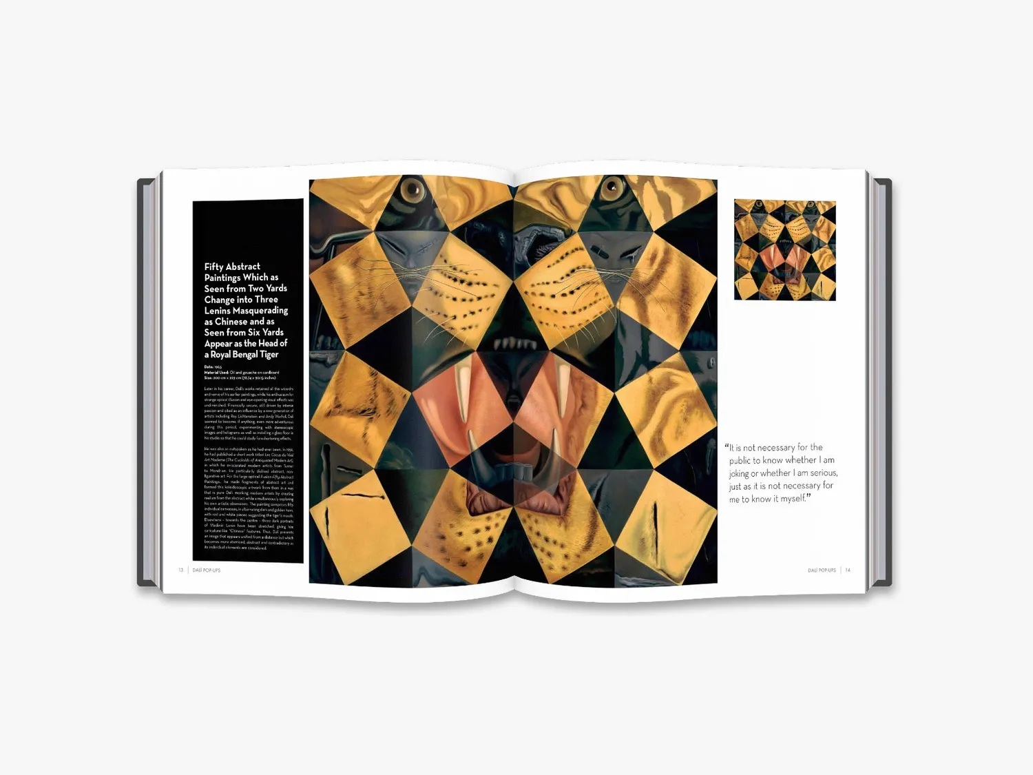Thames & Hudson Dalí Pop-Ups gavebog 7 motiver