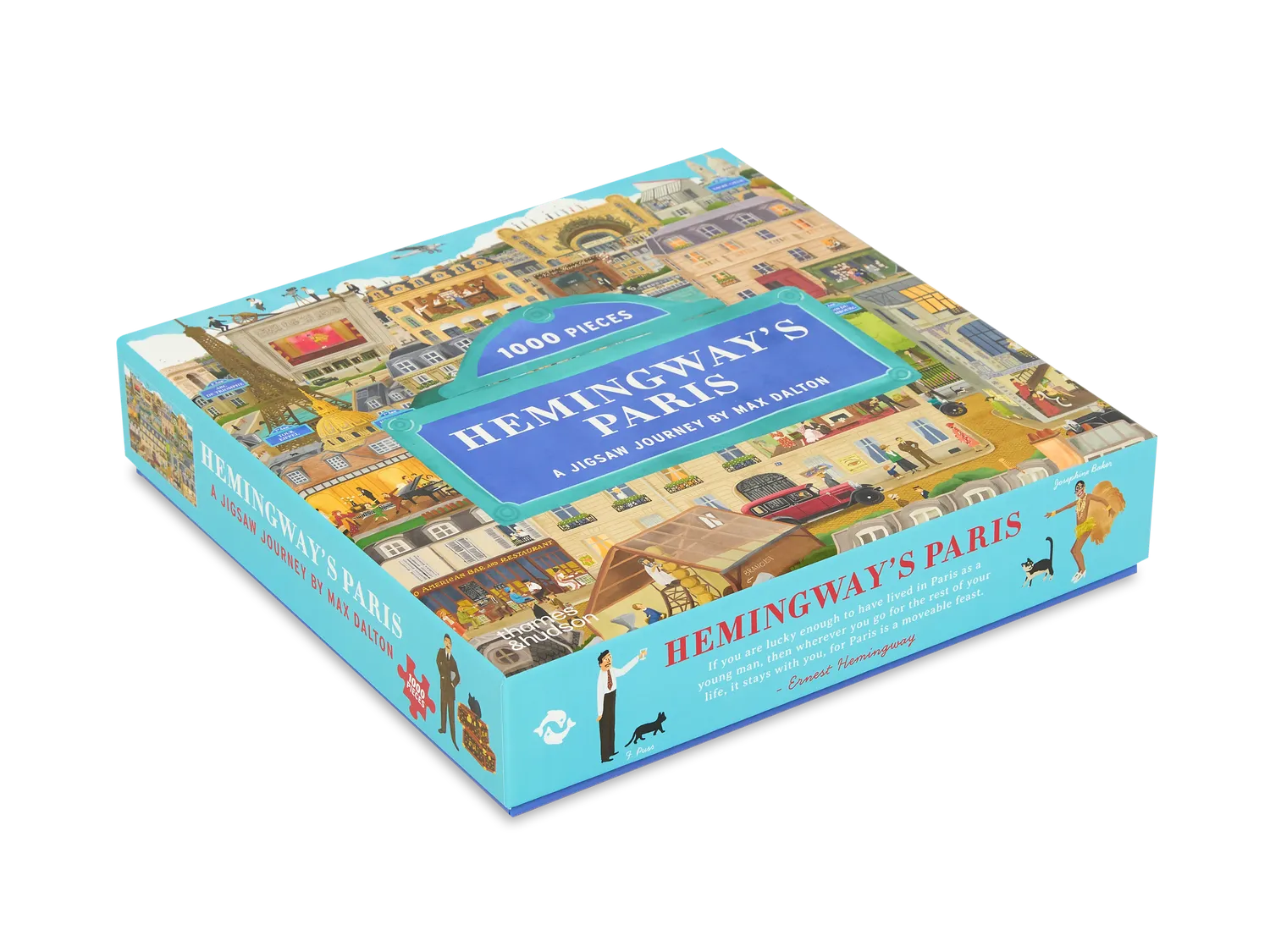 Thames & Hudson Hemingway's Paris puslespil med plakat