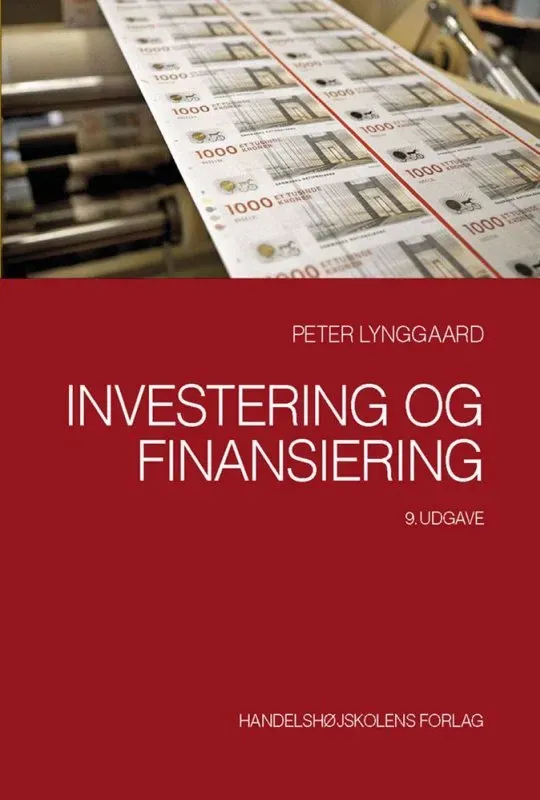 Nyt Juridisk Forlag Investering og finansiering papirbog