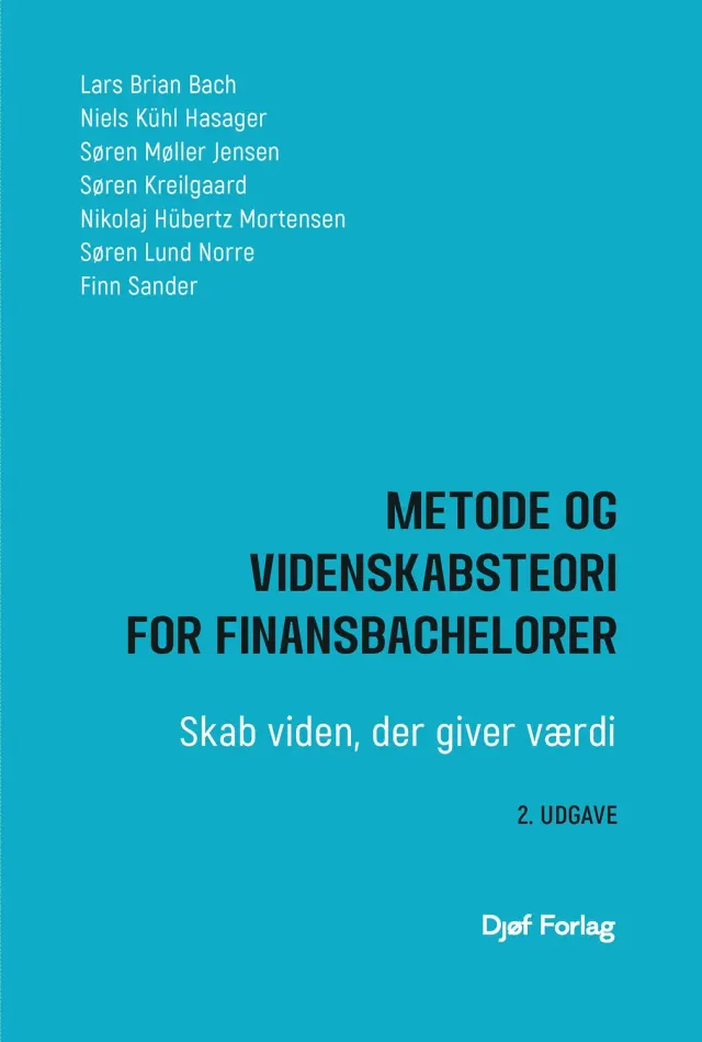 Nyt Juridisk Forlag Metode og videnskabsteori finansbachelor papirbog
