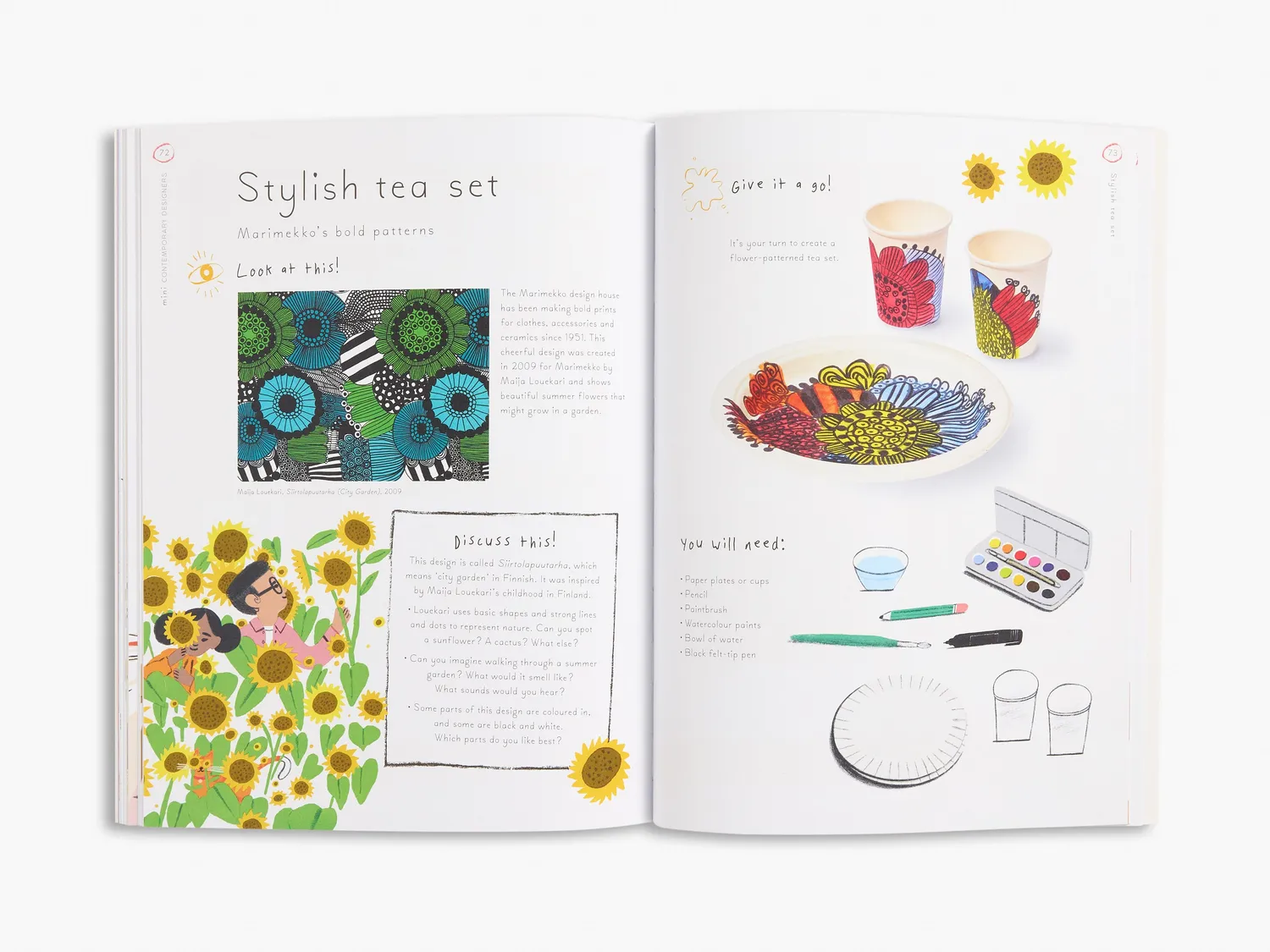 Thames & Hudson Mini Designers Mini Artists aktivitetsbog