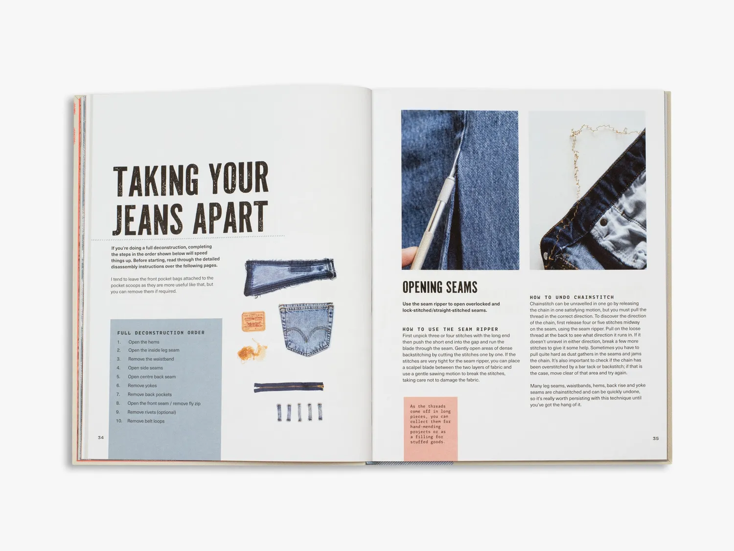 Thames & Hudson Jean Genius bog om denim genbrug