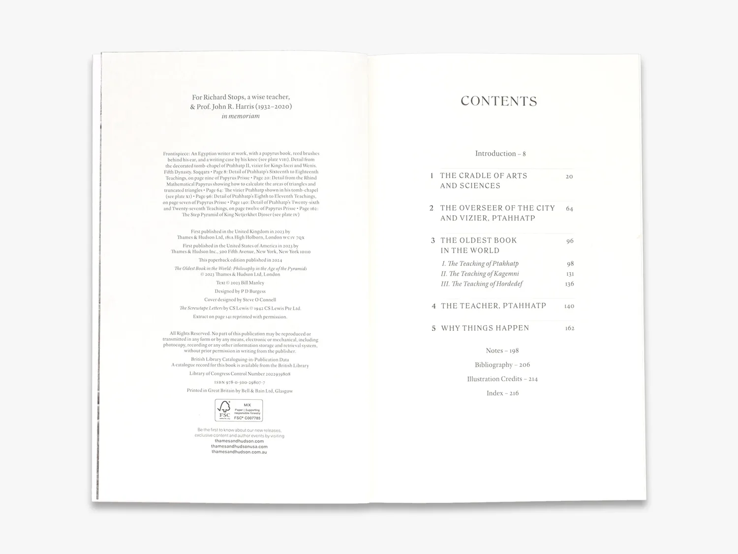 Thames & Hudson The Oldest Book in the World bog filosofi