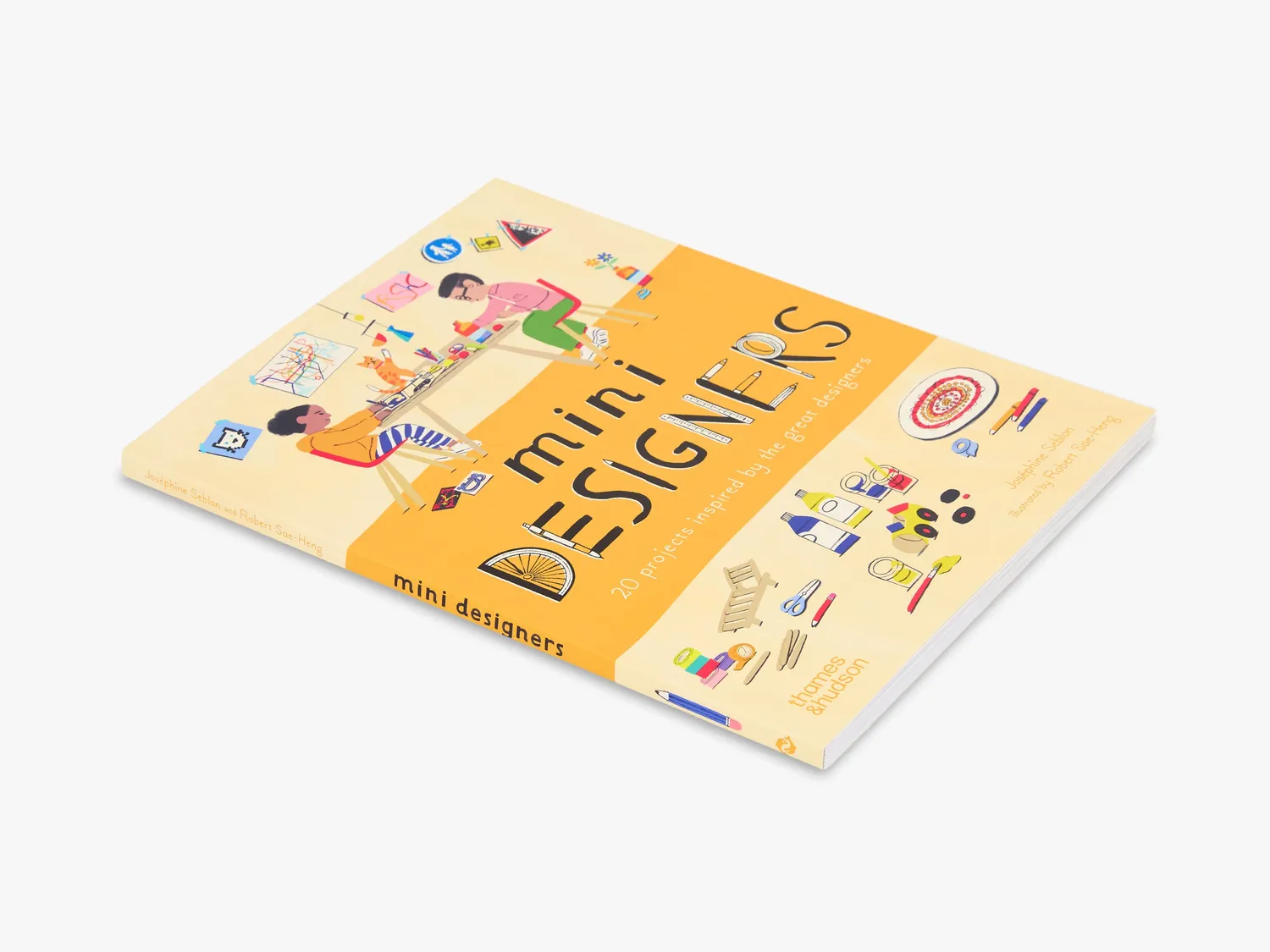 Thames & Hudson Mini Designers Mini Artists aktivitetsbog