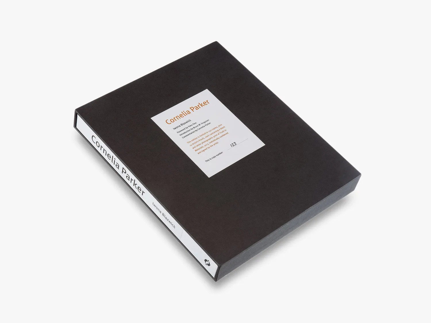 Thames & Hudson Cornelia Parker monografi limited edition
