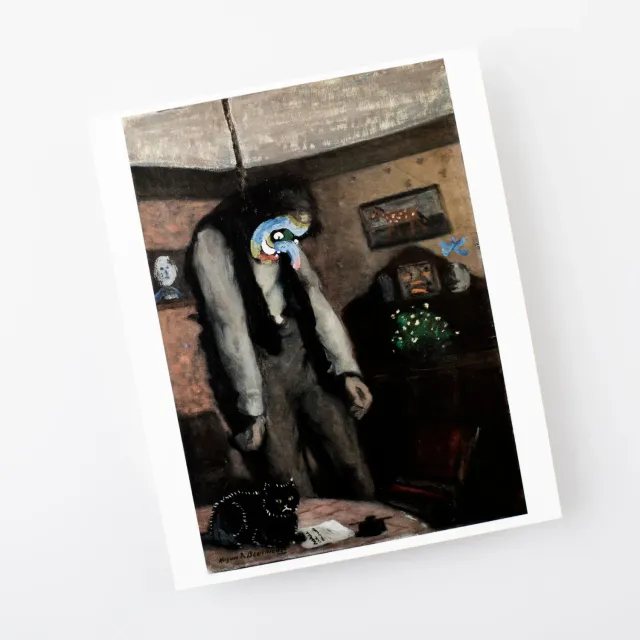 Museum Jorn Asger Jorn postkort Ainsi on s'ensor