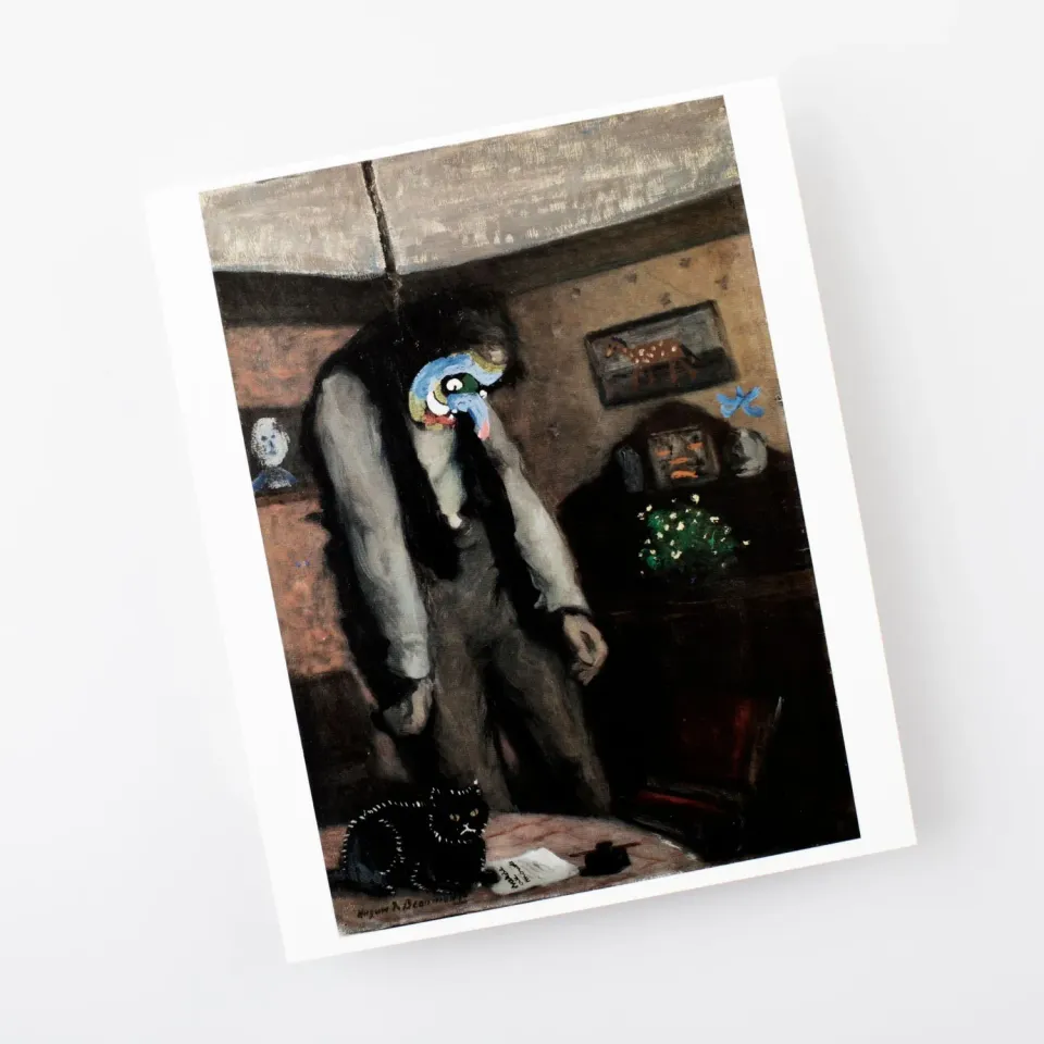 Museum Jorn Asger Jorn postkort Ainsi on s'ensor