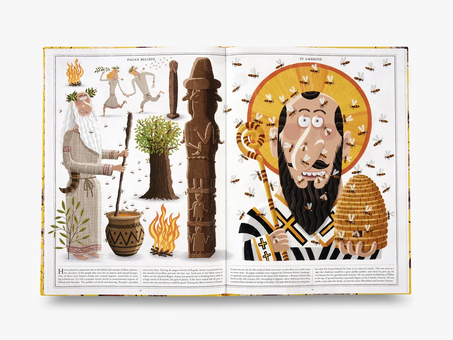 Thames & Hudson The Book of Bees billedbog bier illustreret