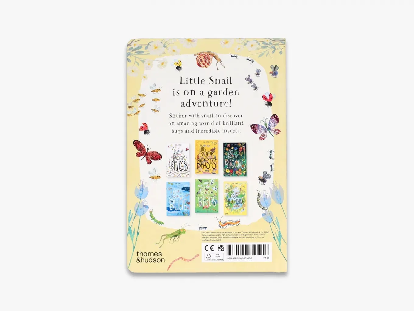 Thames & Hudson Little Snail's Book of Bugs papbog insekter