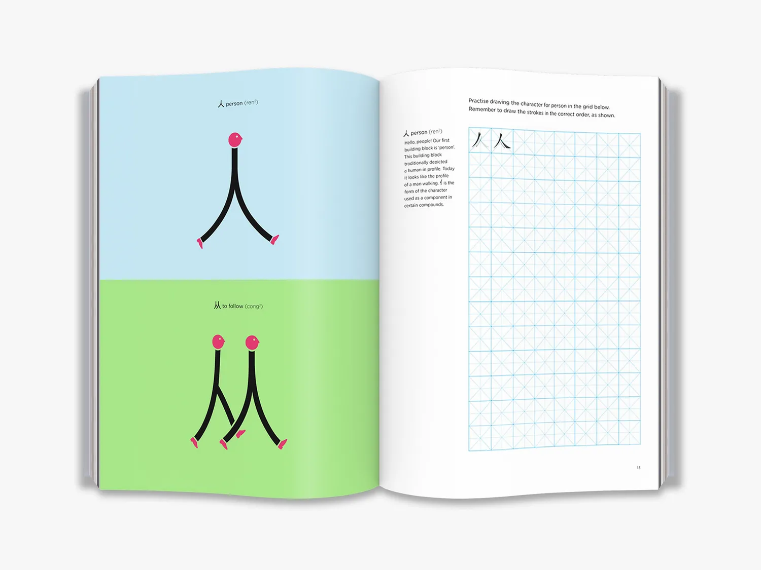 Chineasy Workbook arbejdsbog kinesiske tegn