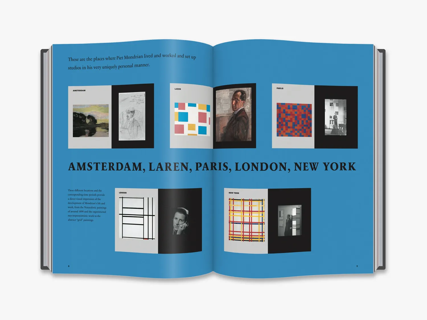 Thames & Hudson Piet Mondrian The Studios kunstbog