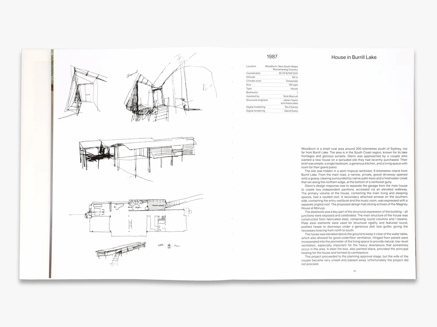 Thames & Hudson Glenn Murcutt Unbuilt Works arkitekturbog