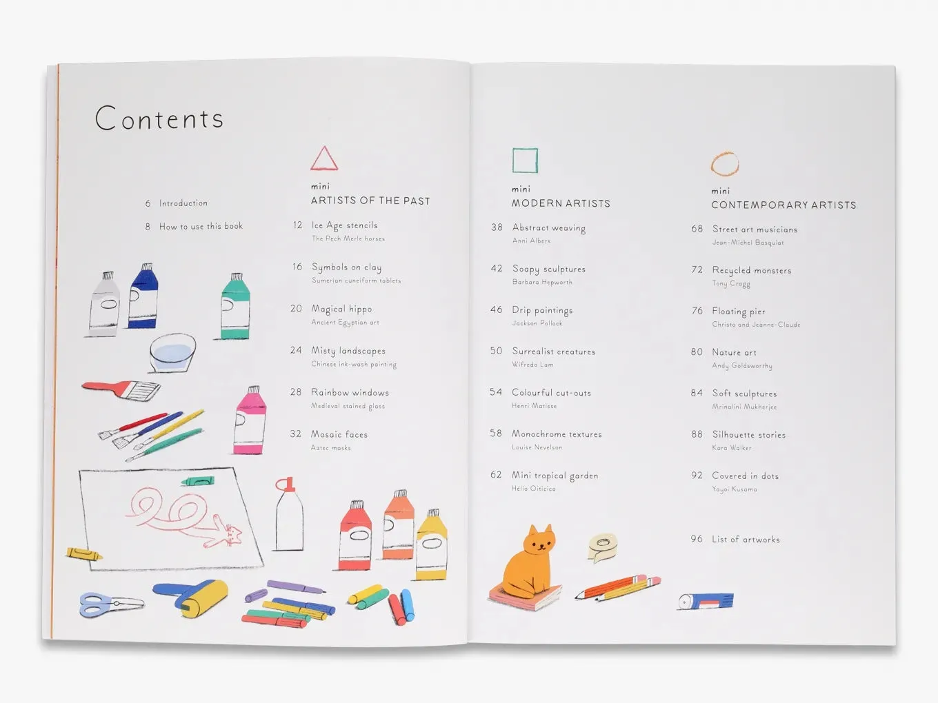 Thames & Hudson Mini Artists bog – børneaktiviteter
