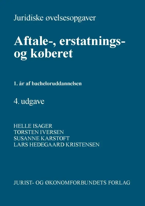 Nyt Juridisk Forlag Juridiske øvelsesopgaver papirbog aftaleret
