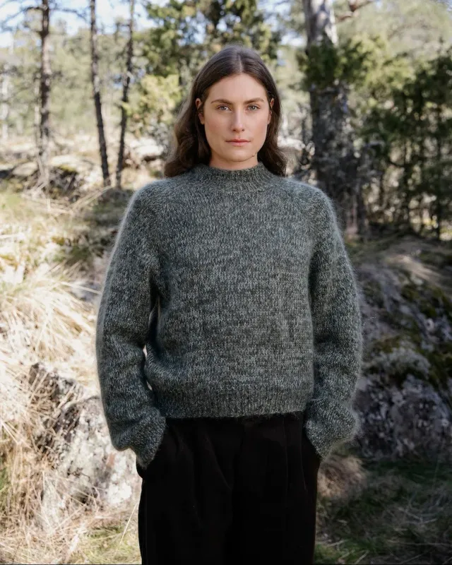 Laine Scarborough sweater strikkekit Pine Forest
