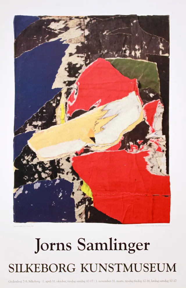 Museum Jorn Décollage plakat 70 x 45 cm