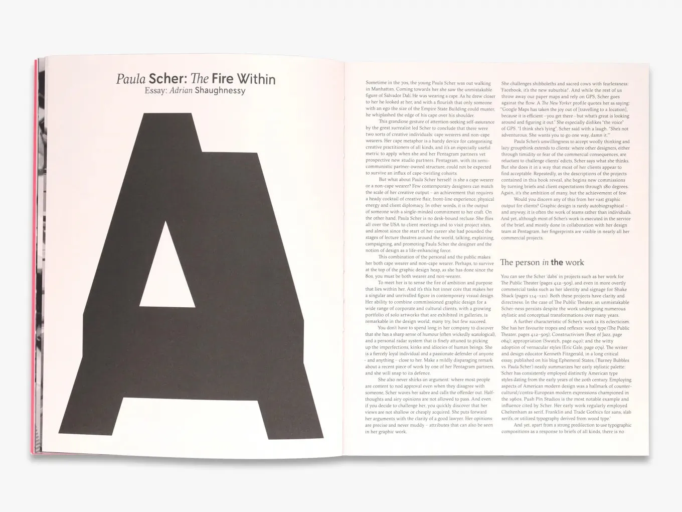 Thames & Hudson Paula Scher Works fagbog grafisk design