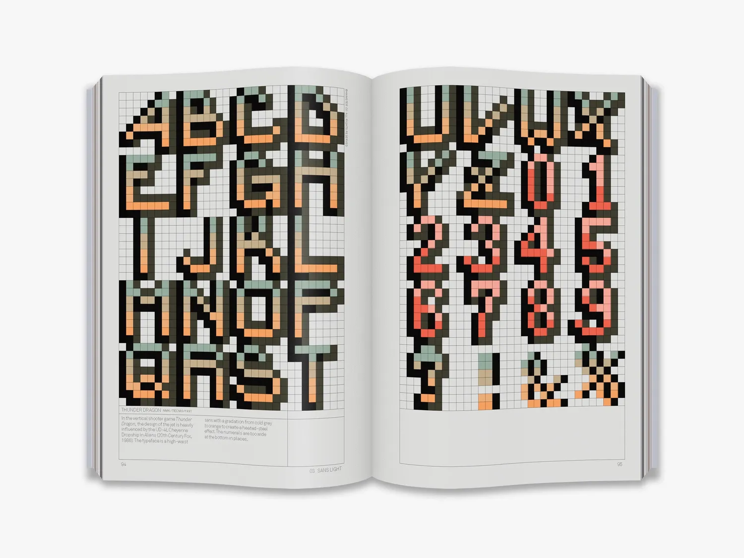 Thames & Hudson Arcade Game Typography typografibog pixel