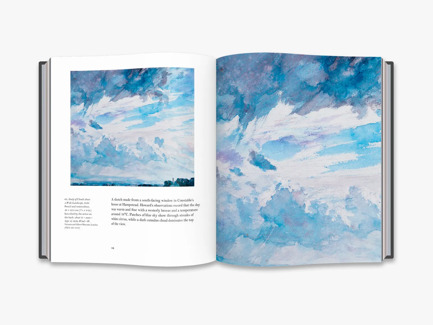 Thames & Hudson Constable's Skies kunstbog skyer