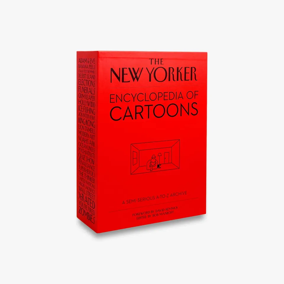 Thames & Hudson New Yorker Cartoons bog 2 bind kassette