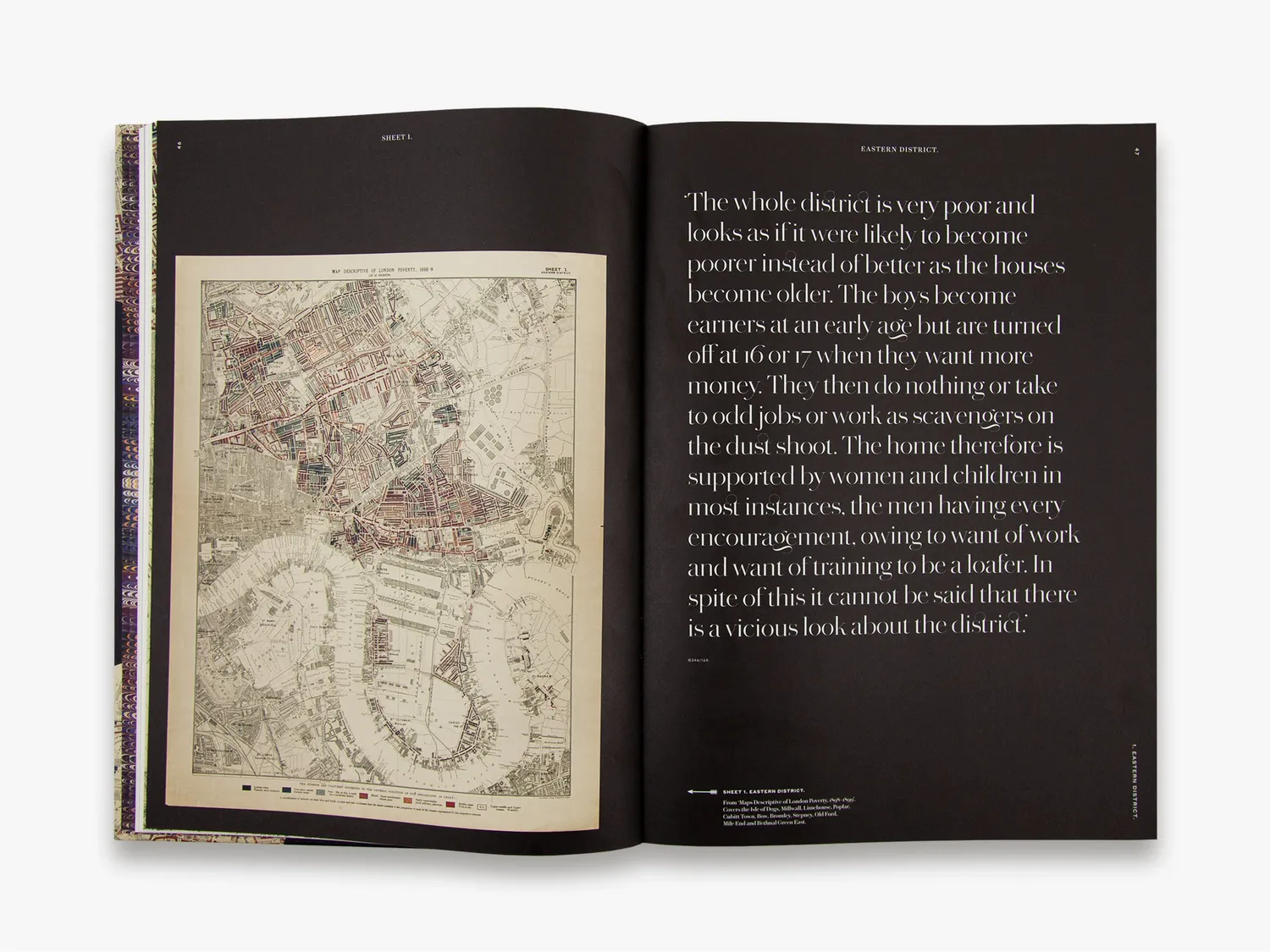 Thames & Hudson Charles Booths London Poverty Maps bog
