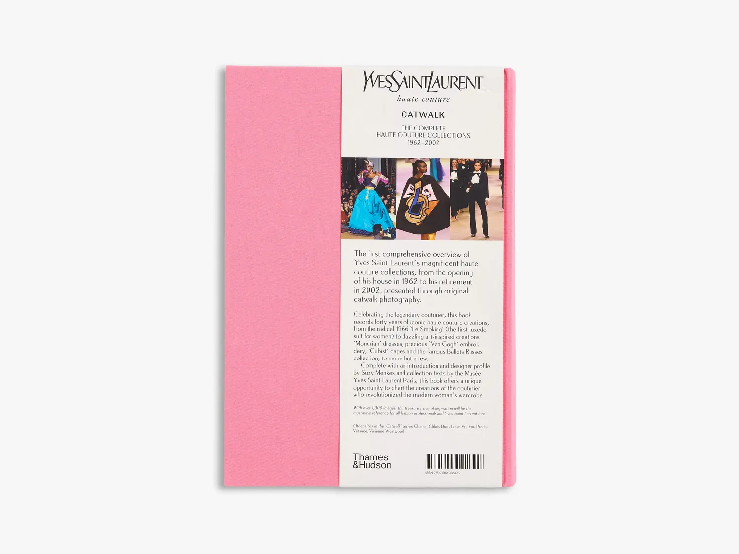 Thames & Hudson Catwalk Yves Saint Laurent modebog indbundet