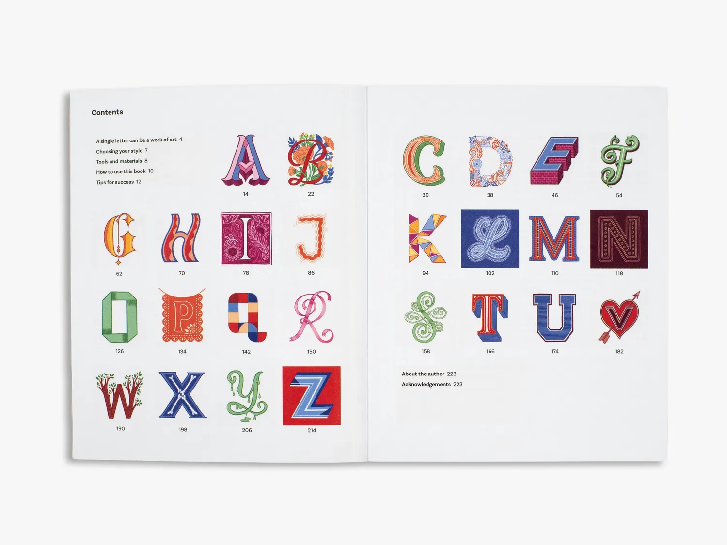 Thames & Hudson Creative Hand Lettering bog A til Z skrift