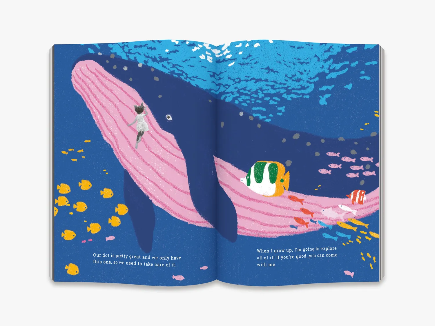Thames & Hudson This Small Blue Dot billedbog børn illustreret