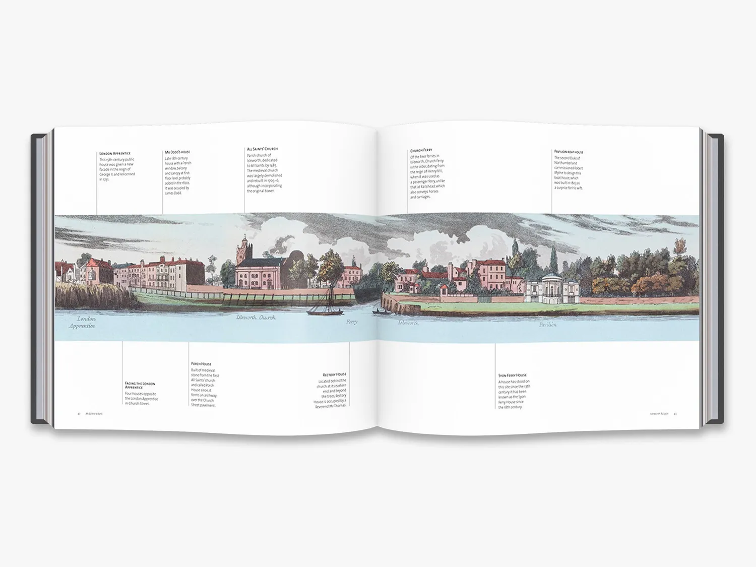 Thames & Hudson Panorama of the Thames bog – London 1829
