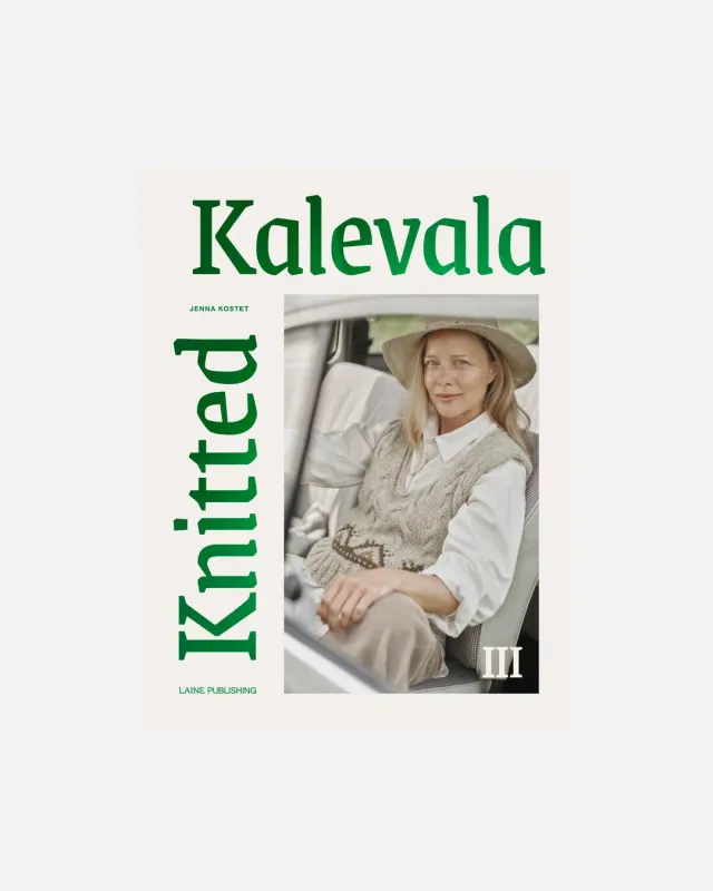 Tukubook Knitted Kalevala III strikkebog indbundet engelsk