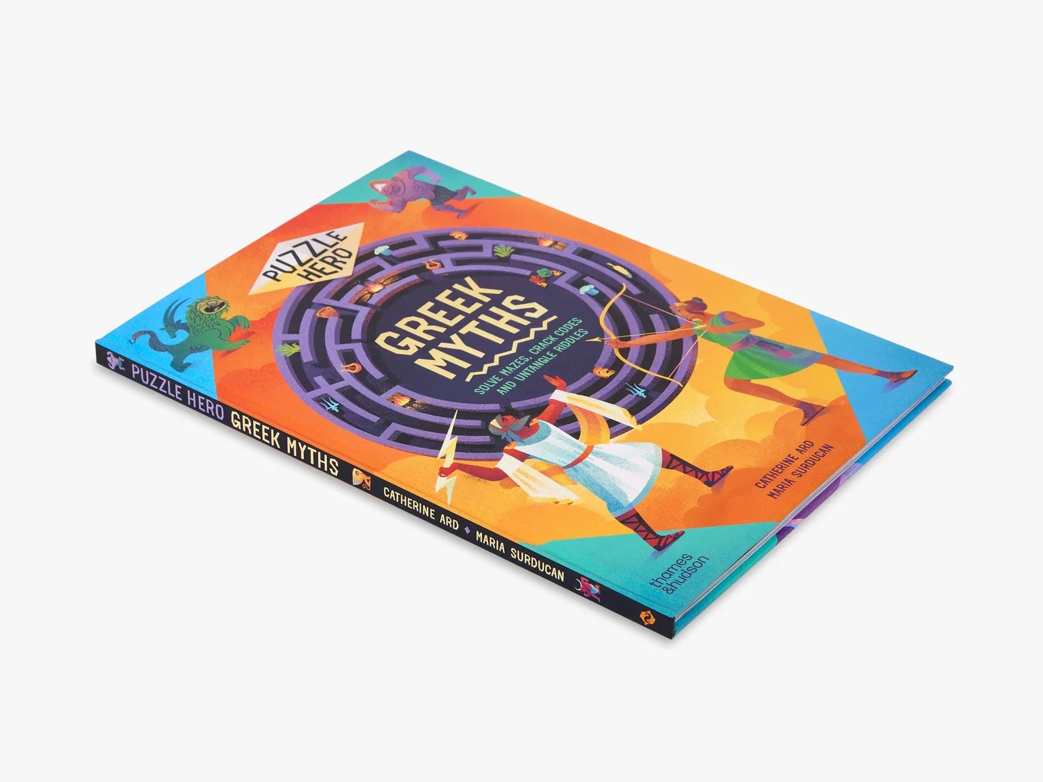 Thames & Hudson Puzzle Hero Greek Myths puslebog – græske myter