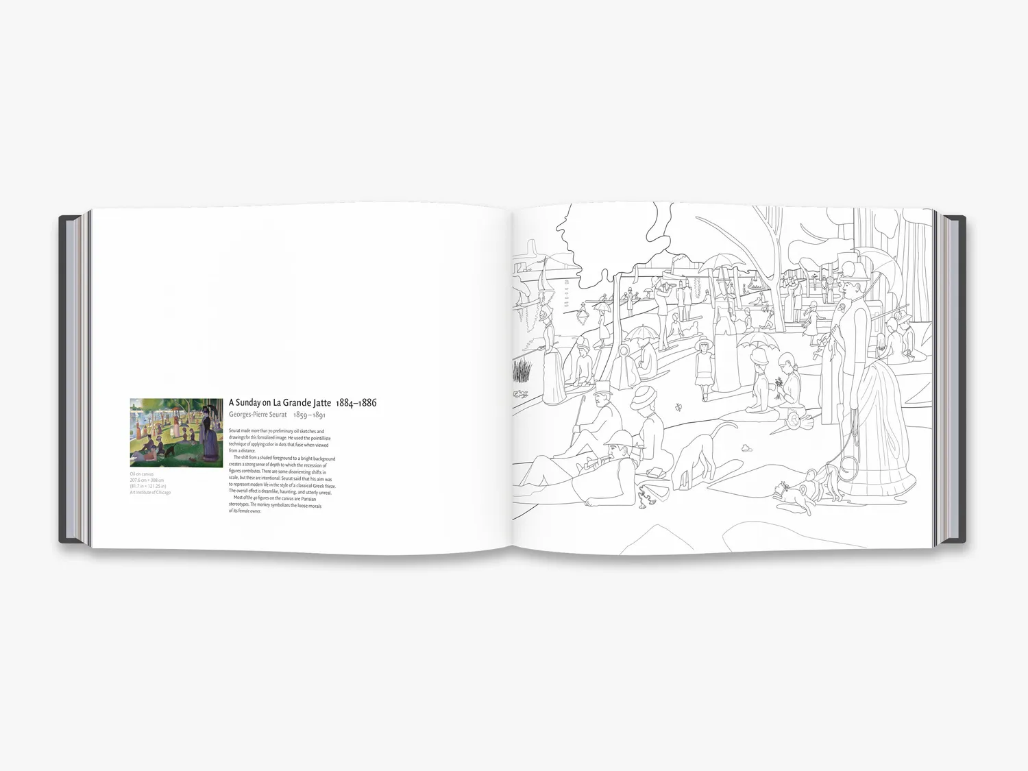 Thames & Hudson Art Studio malebog med 46 mesterværker
