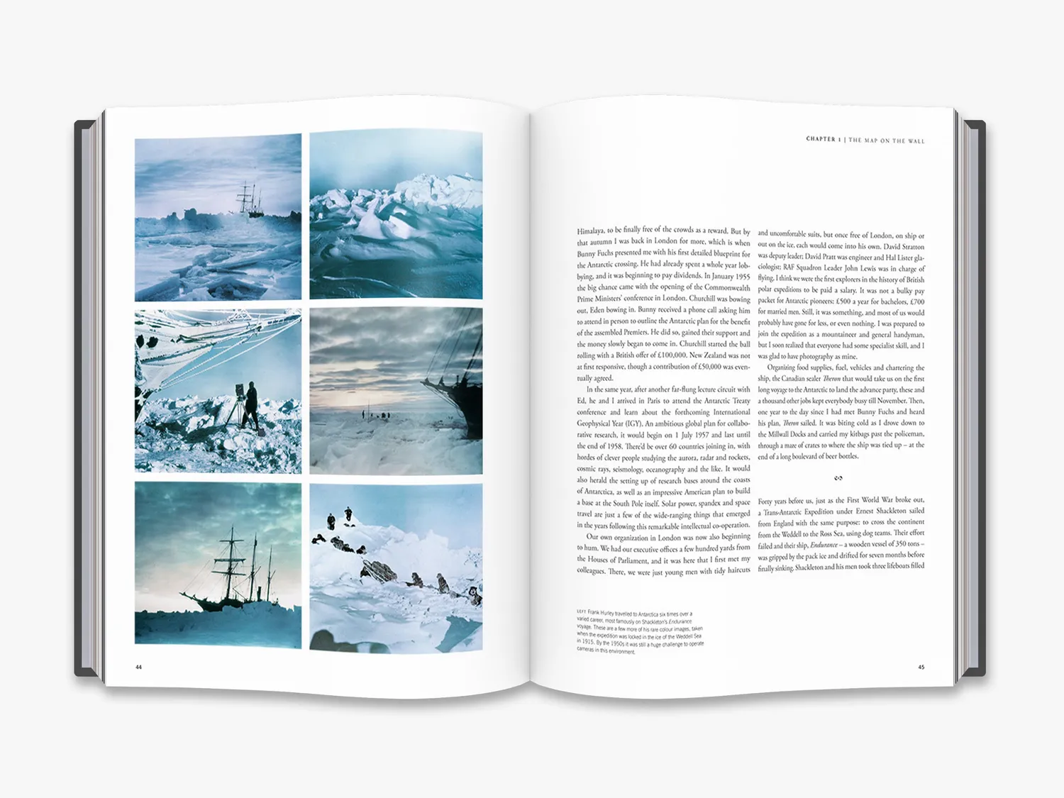 Thames & Hudson Crossing of Antarctica fotobog polar