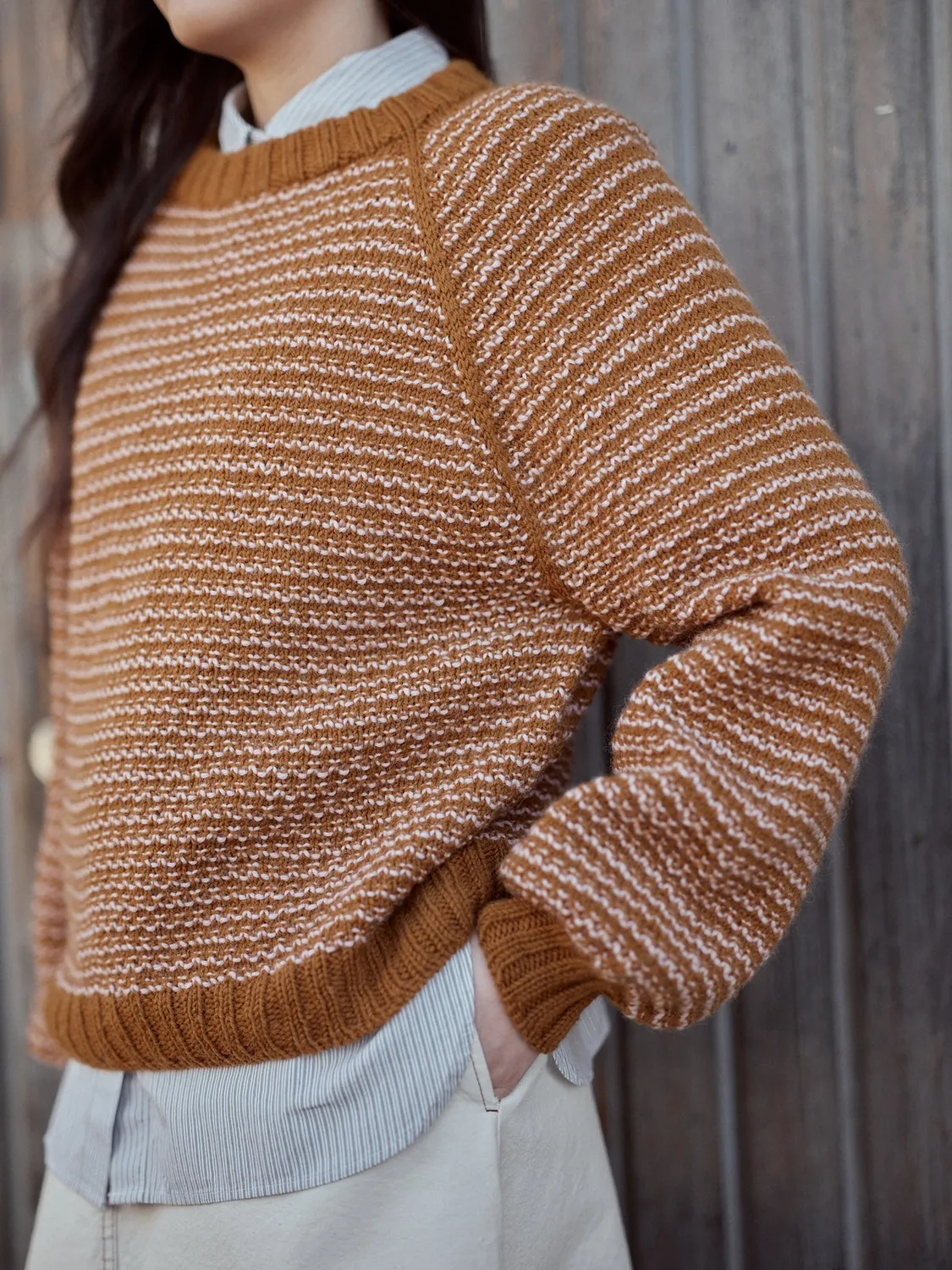 Laine Menamu Sweater strikkekit DK-garn uden opskrift