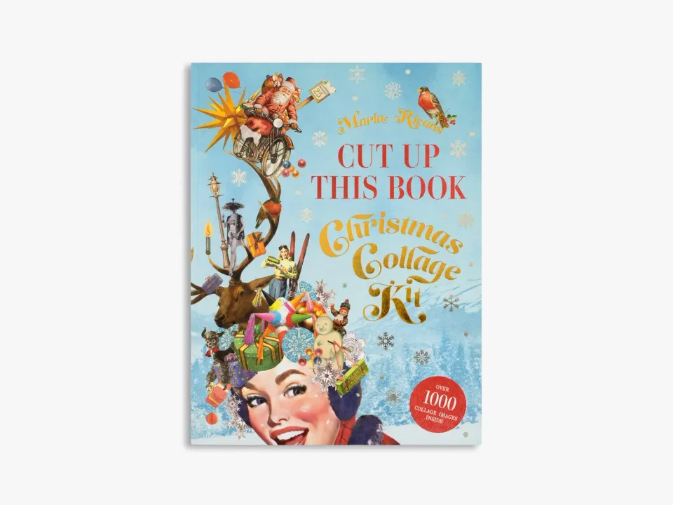Thames & Hudson Cut Up This Book Christmas Collage Kit
