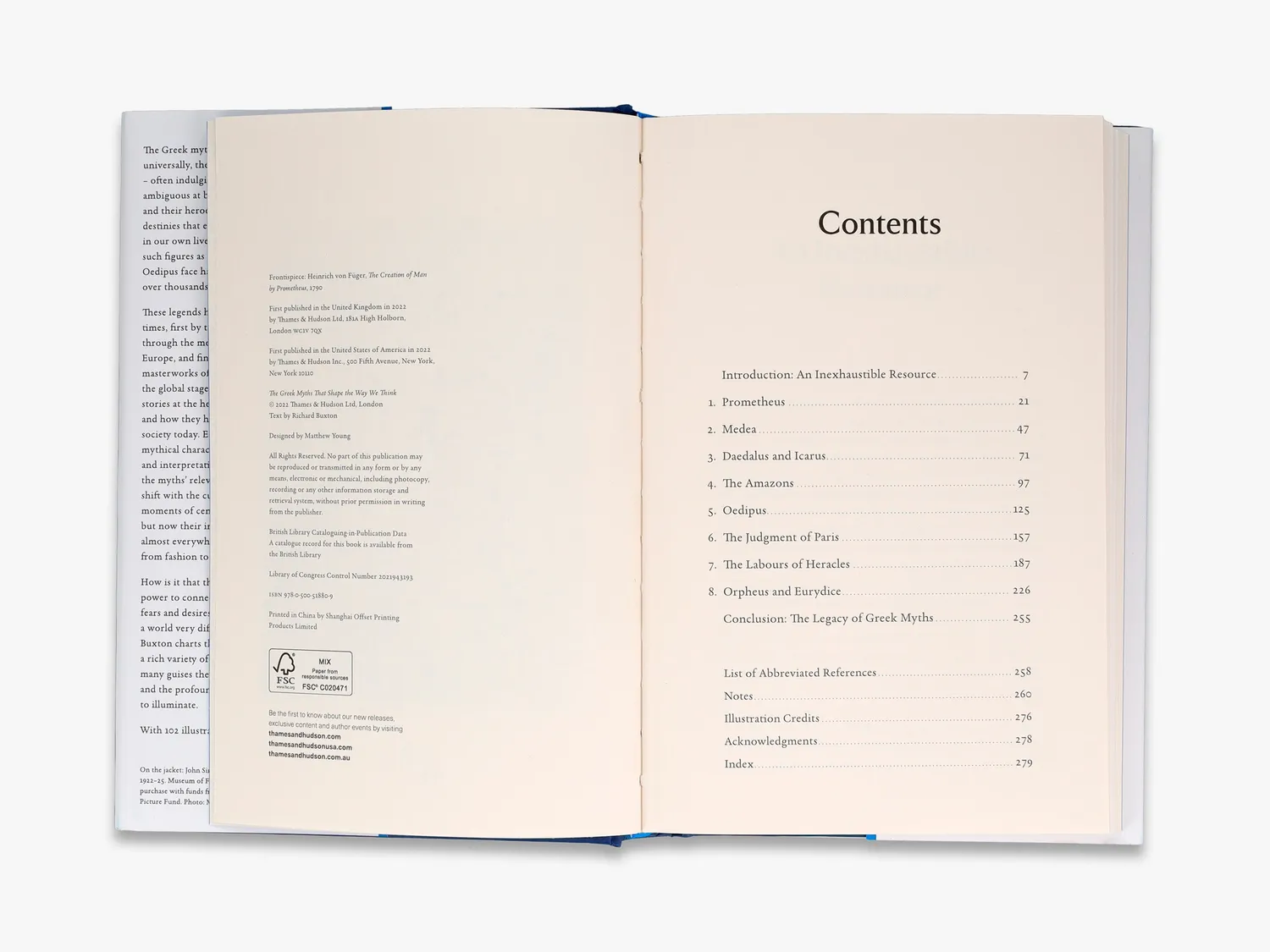 Thames & Hudson The Greek Myths bog græsk mytologi