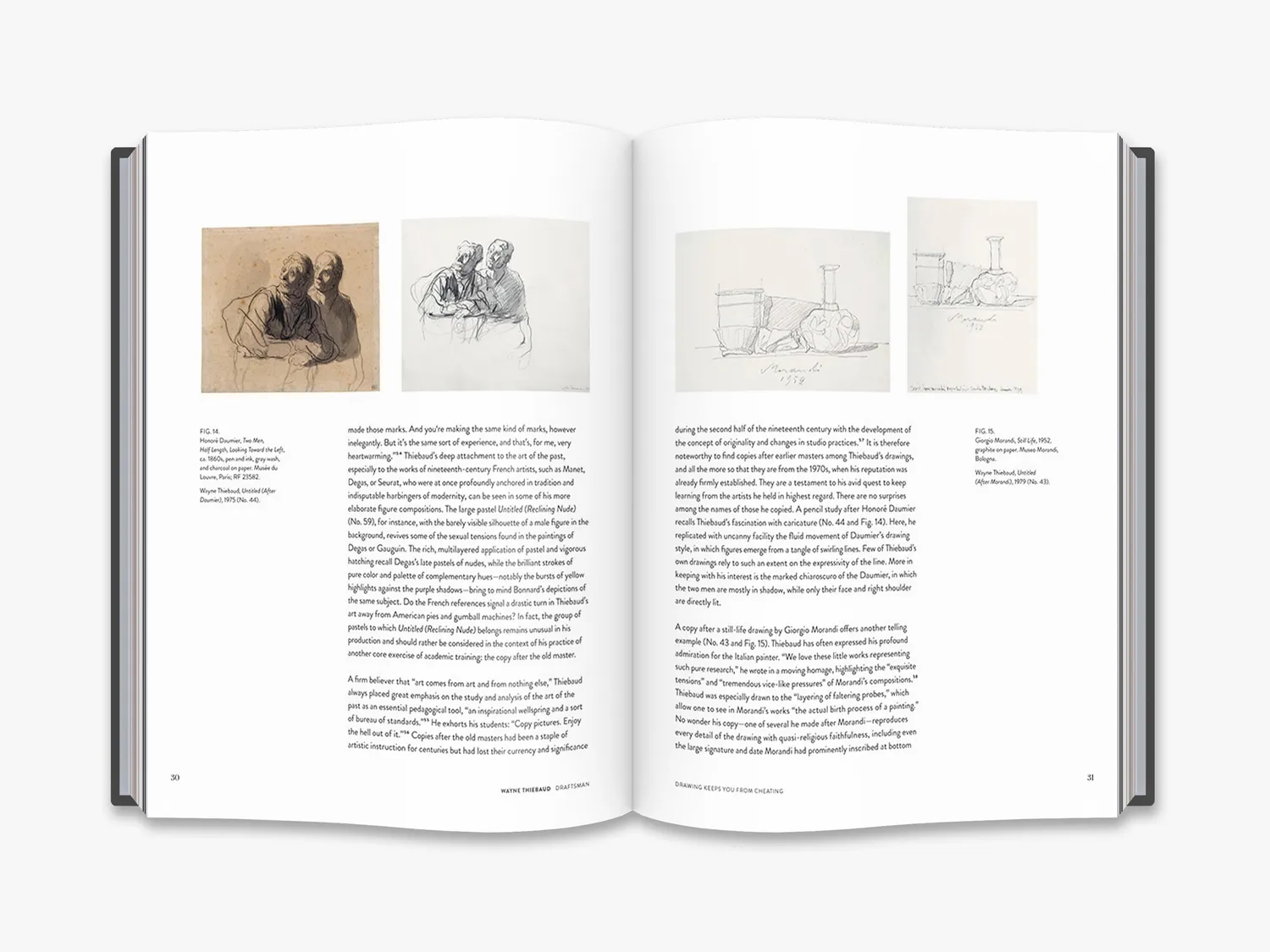 Thames & Hudson Wayne Thiebaud kunstbog tegninger