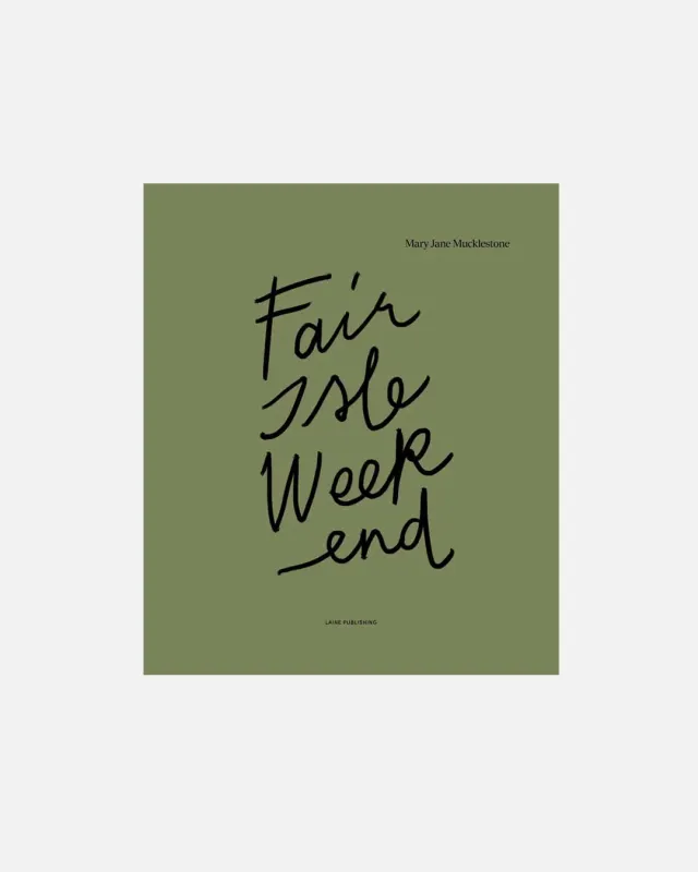 Tukubook Fair Isle Weekend strikkebog indbundet engelsk