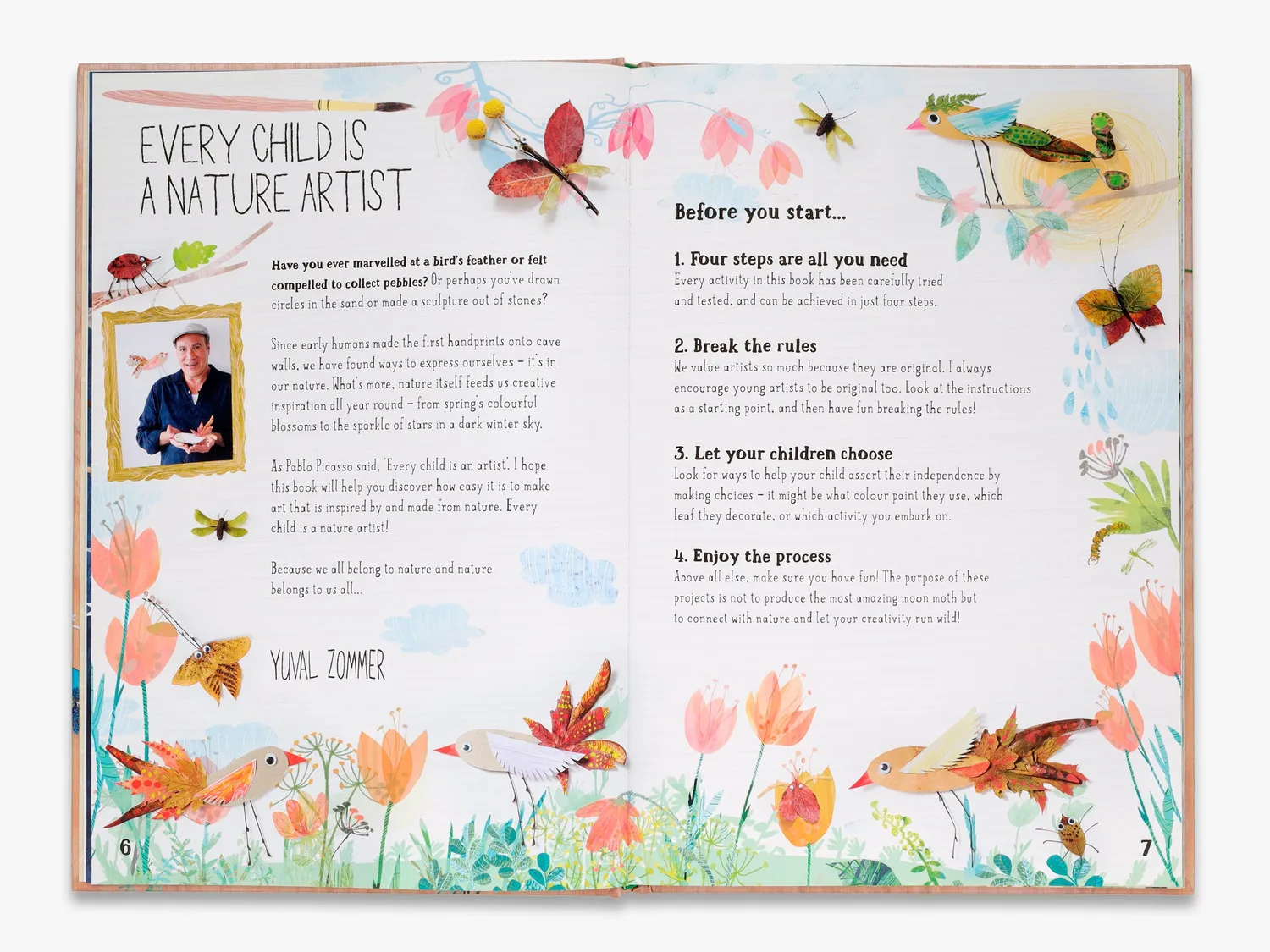 Thames & Hudson The Big Book of Nature Art bog illustreret