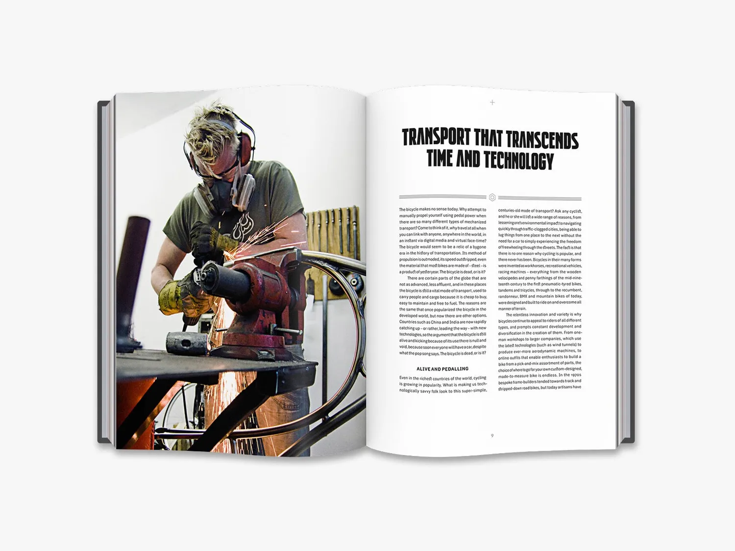 Thames & Hudson The Bicycle Artisans bog cykelbog illustreret