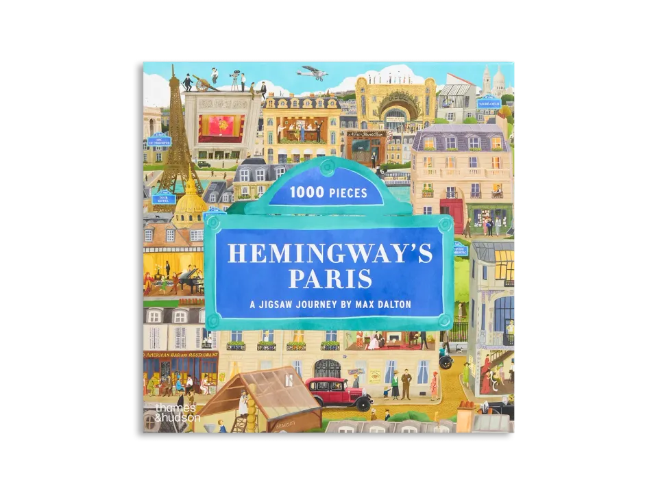 Thames & Hudson Hemingway's Paris puslespil med plakat