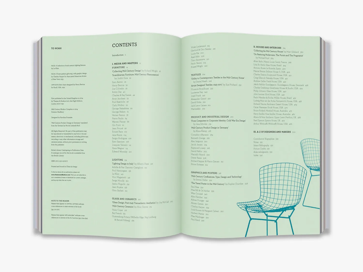 Thames & Hudson Mid-Century Modern Design bog – designklassikere