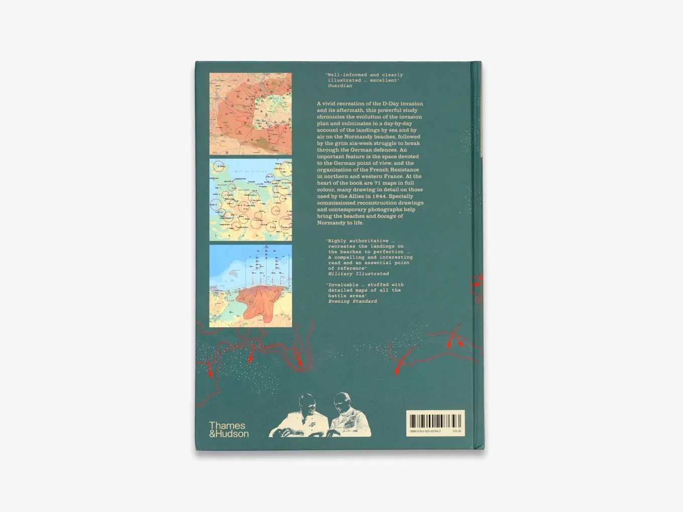 Thames & Hudson The D-Day Atlas bog 2. verdenskrig kort