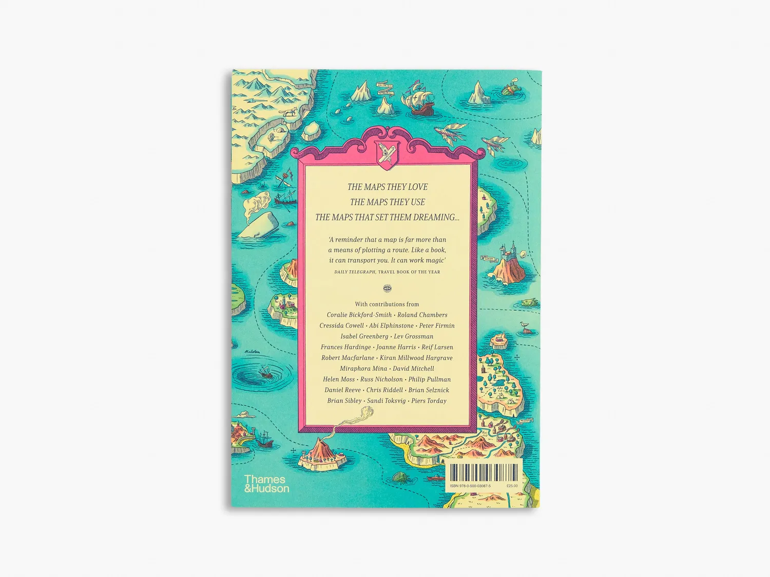 Thames & Hudson The Writer's Map bog kort og litteratur