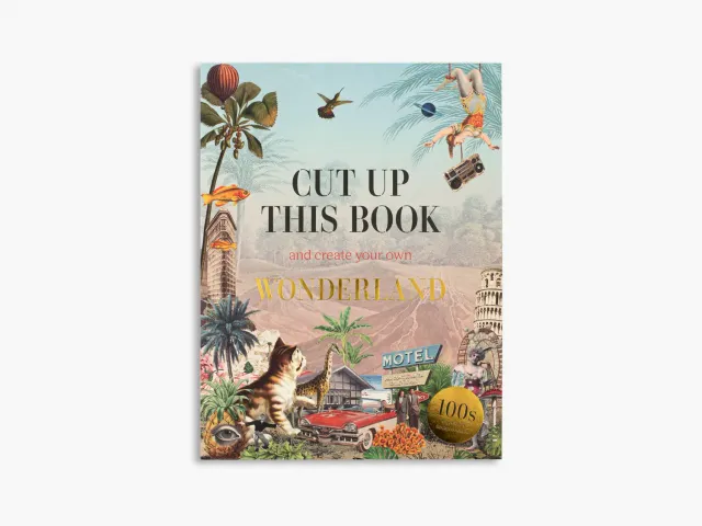 Thames & Hudson Cut Up This Book Wonderland aktivitetsbog collage