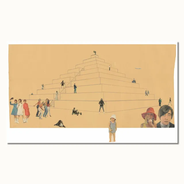 Museum Jorn Poul Gernes Pyramide plakat 50x70 cm