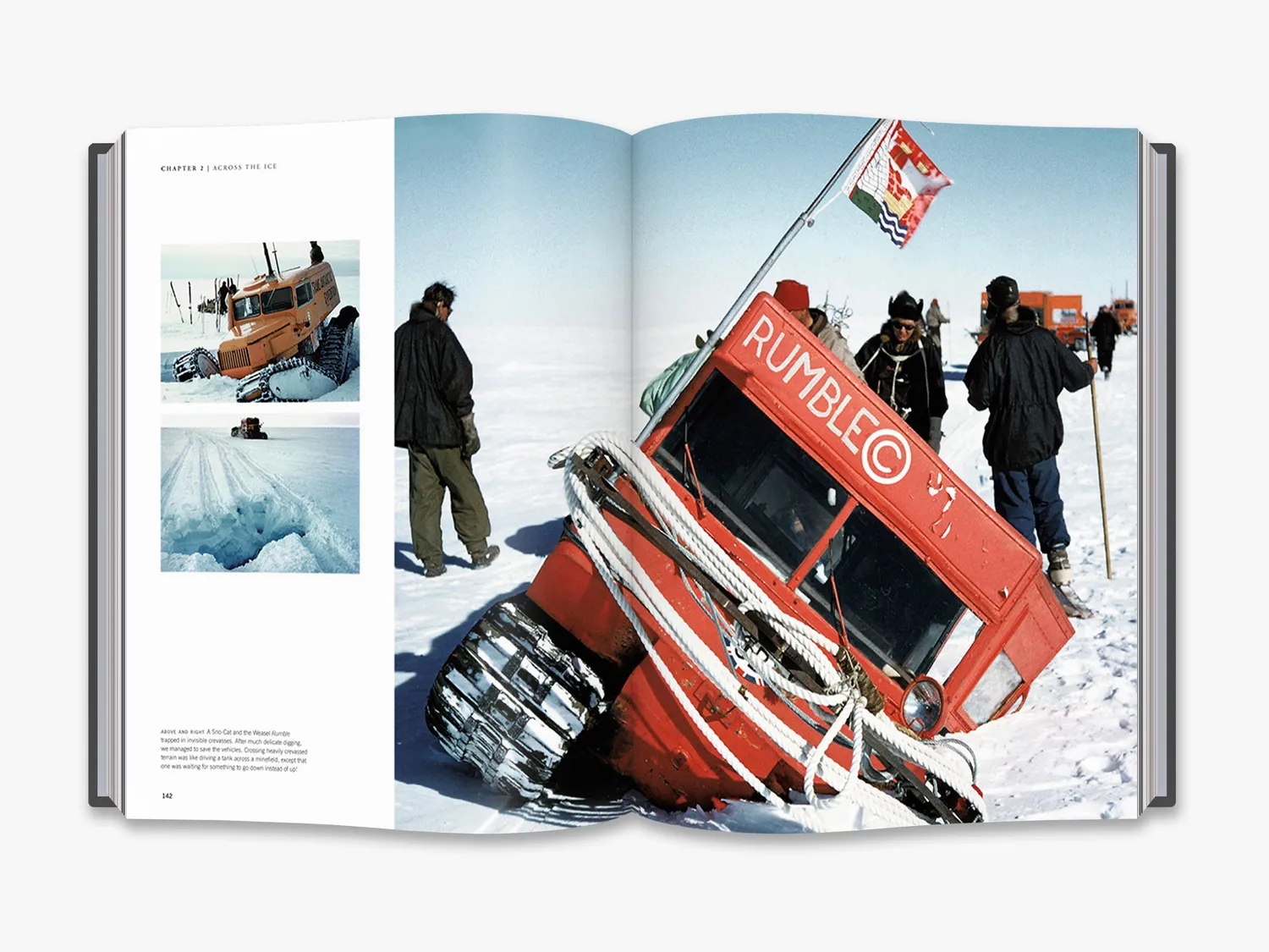 Thames & Hudson Crossing of Antarctica fotobog polar